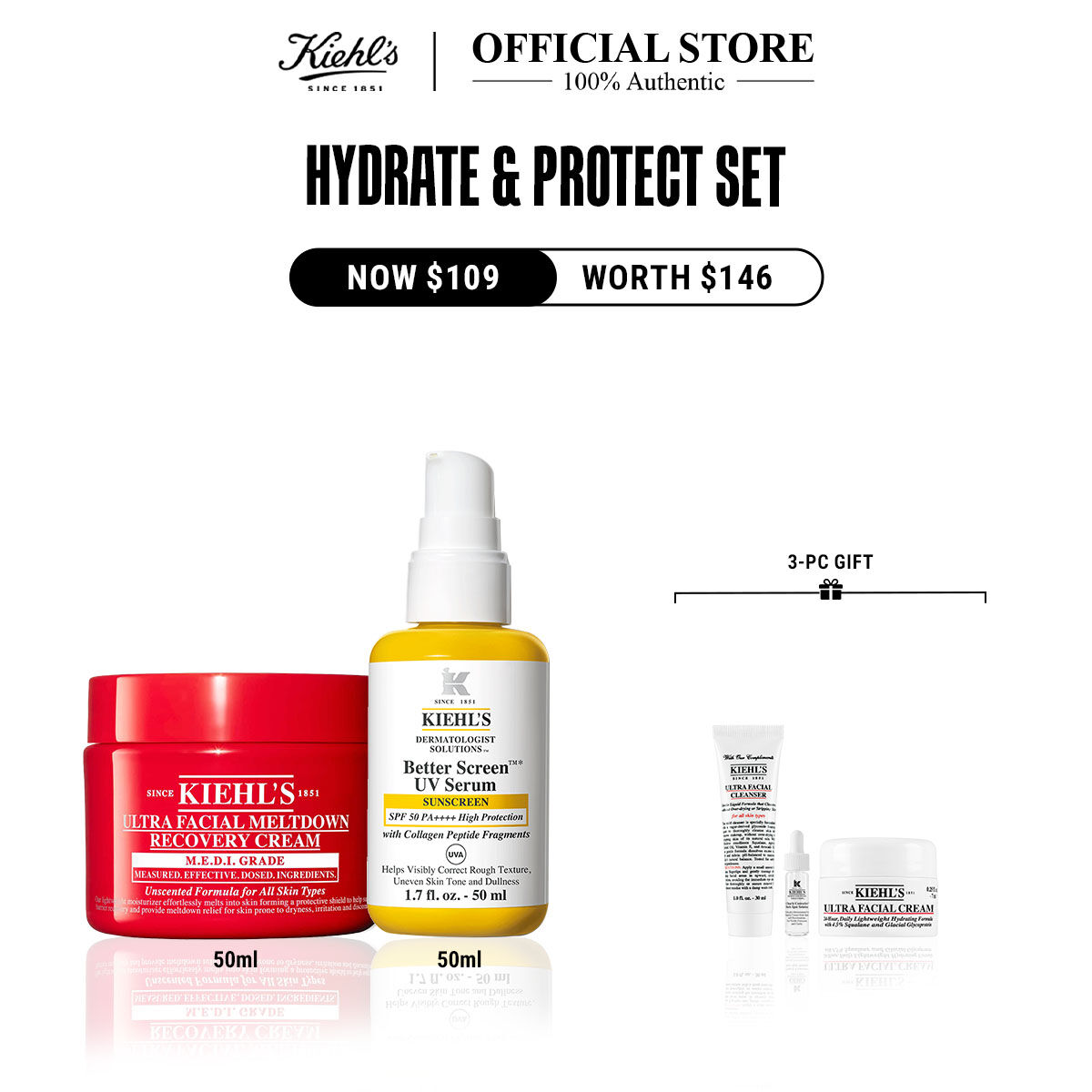 Explore Hydrate & Protect Skincate Set | Gifts & Sets | Kiehl's